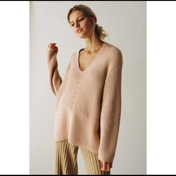 Urban Outfitters Sweaters - UO Victoria v-neck oversized sweater.